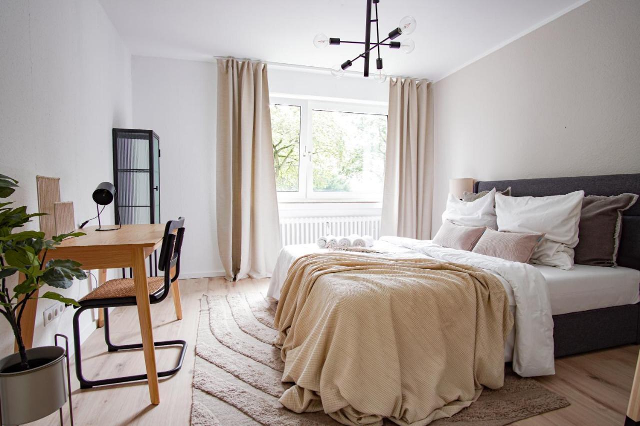 Homefy Feel-Good Apartment - Own Parking, Balcony And Garden 埃森 外观 照片